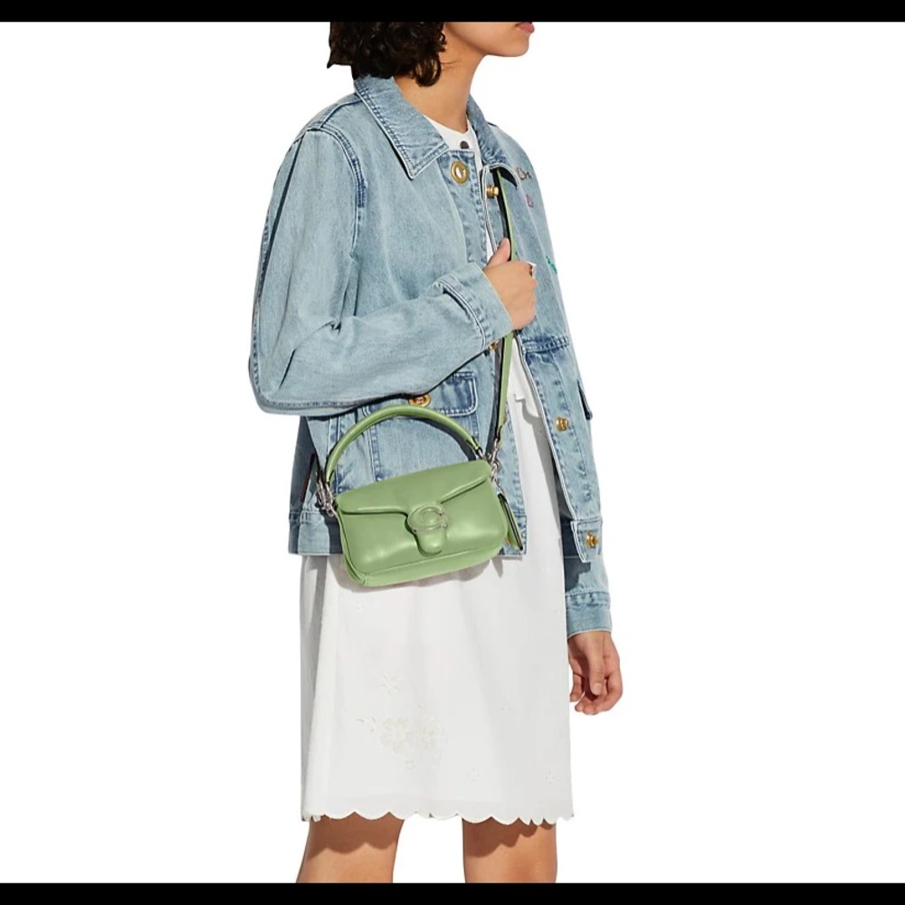 COACH Pillow Tabby Ombre Shoulder Bag in Pistachio MSRP$450